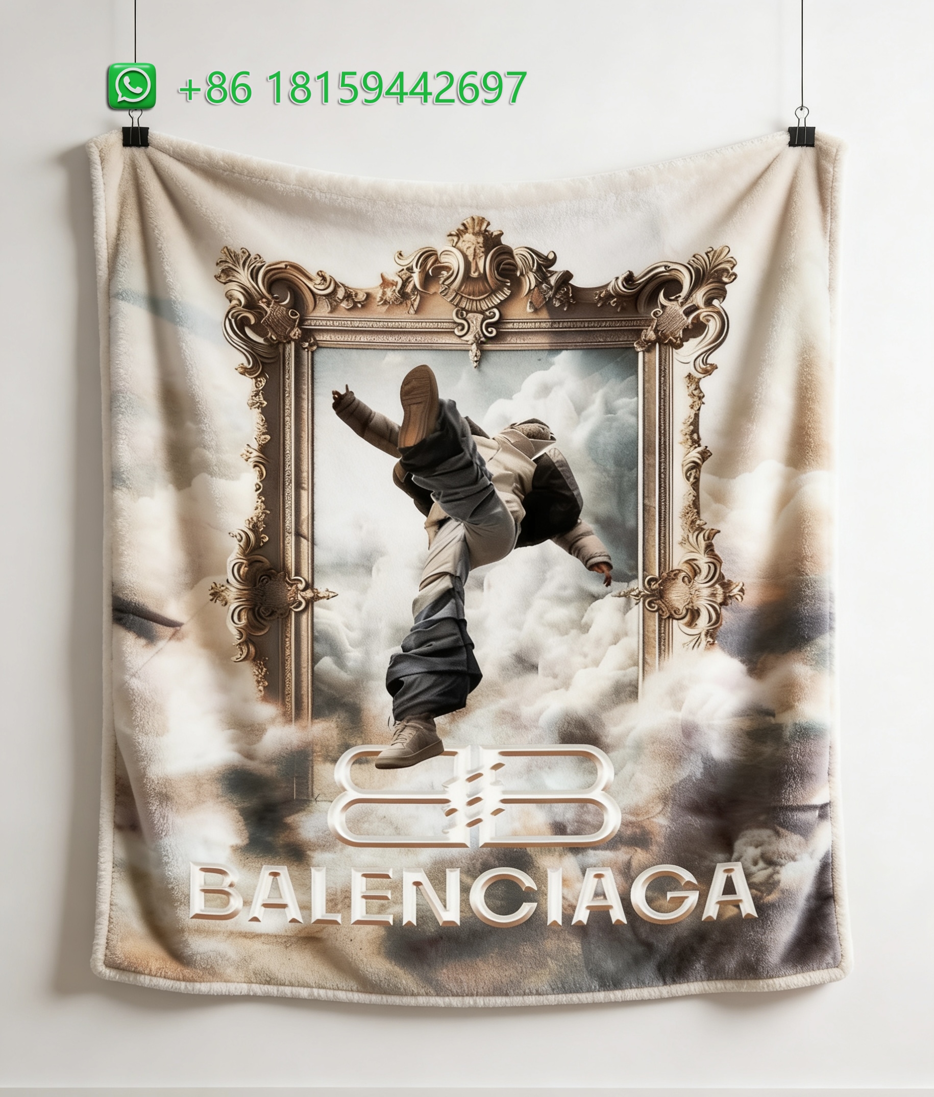 Balenciaga Throw Blankets
